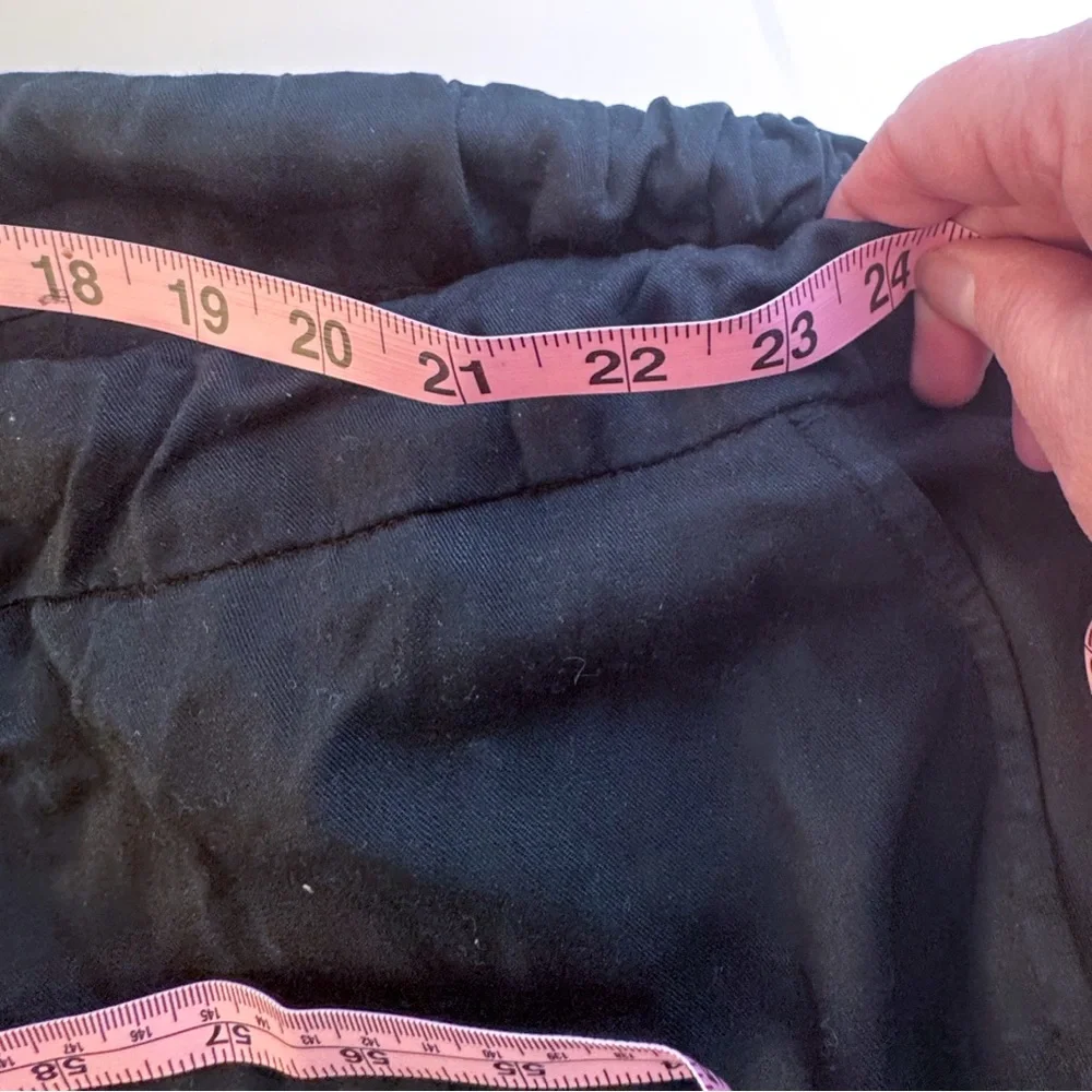 Lane Bryant Black Pants w/ Side Zipper & Houndstooth Detail - Size 22/24 - Picture 8 of 13